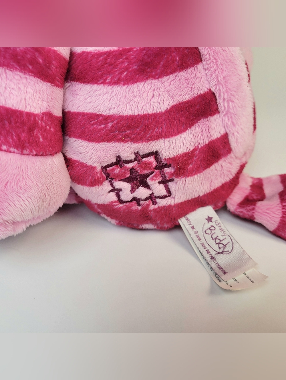 Scentsy Buddy Disney Cheshire Cat Alice in Wonderland Stuffed Plush Sitting 12" - Picture 9 of 12